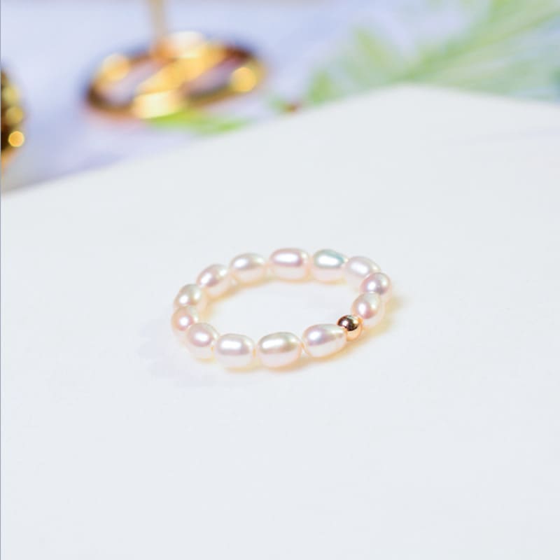 #AB086 INS Pearl Rings