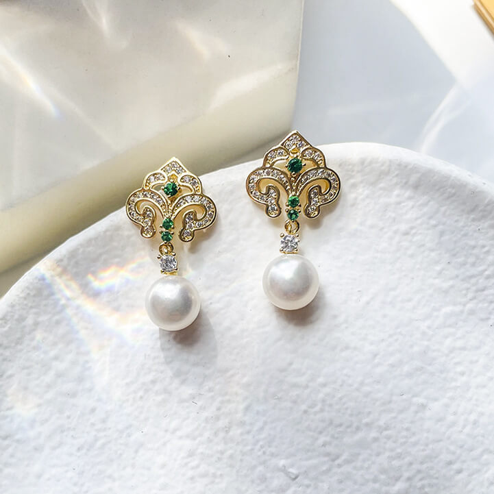 #AB163 Zirconia Earring