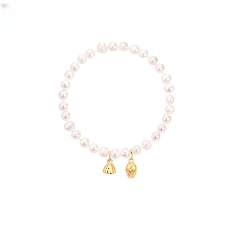 #AB093 Lily Pearl Bracelets