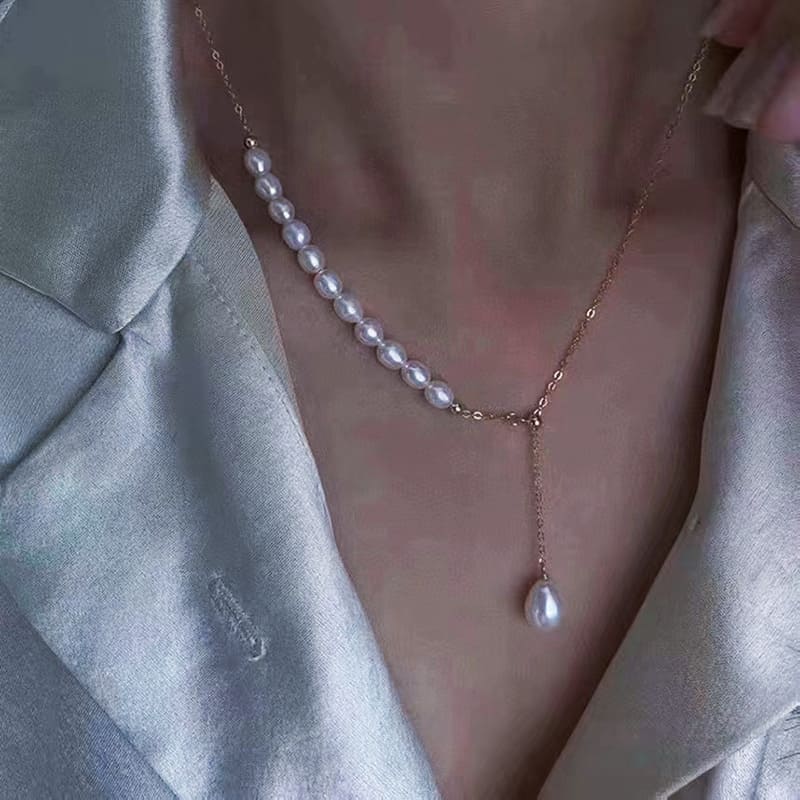 #AB139 Smail Pearl Necklace