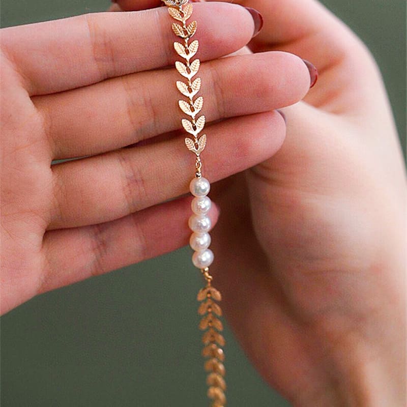 #AB158 Wheat Pearls Bracelet