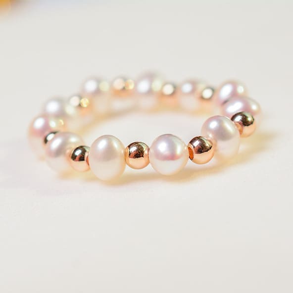 #AB086 INS Pearl Rings