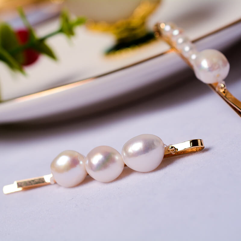 #AB122 Pearl Hair Clip