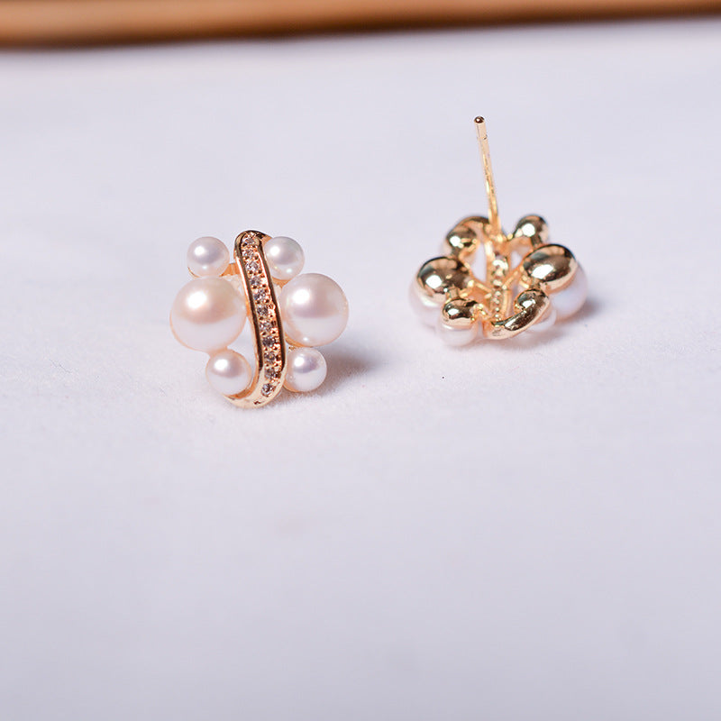 #AB119 National Fashion Pearl Earring