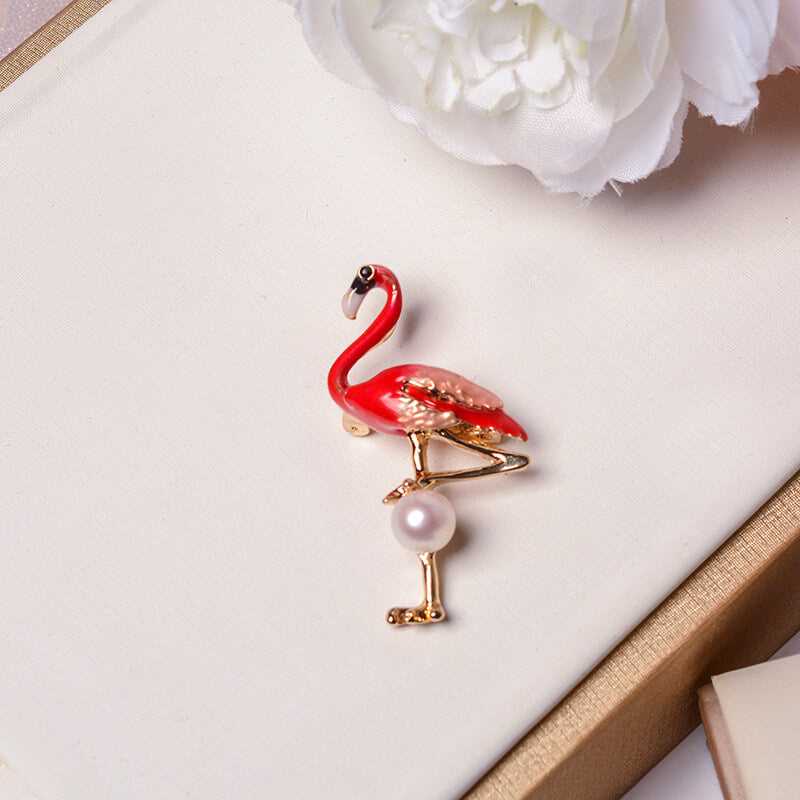 Flamingo Corsage