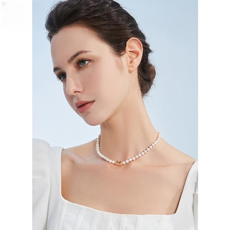 #AB051 CD Pearl Necklace