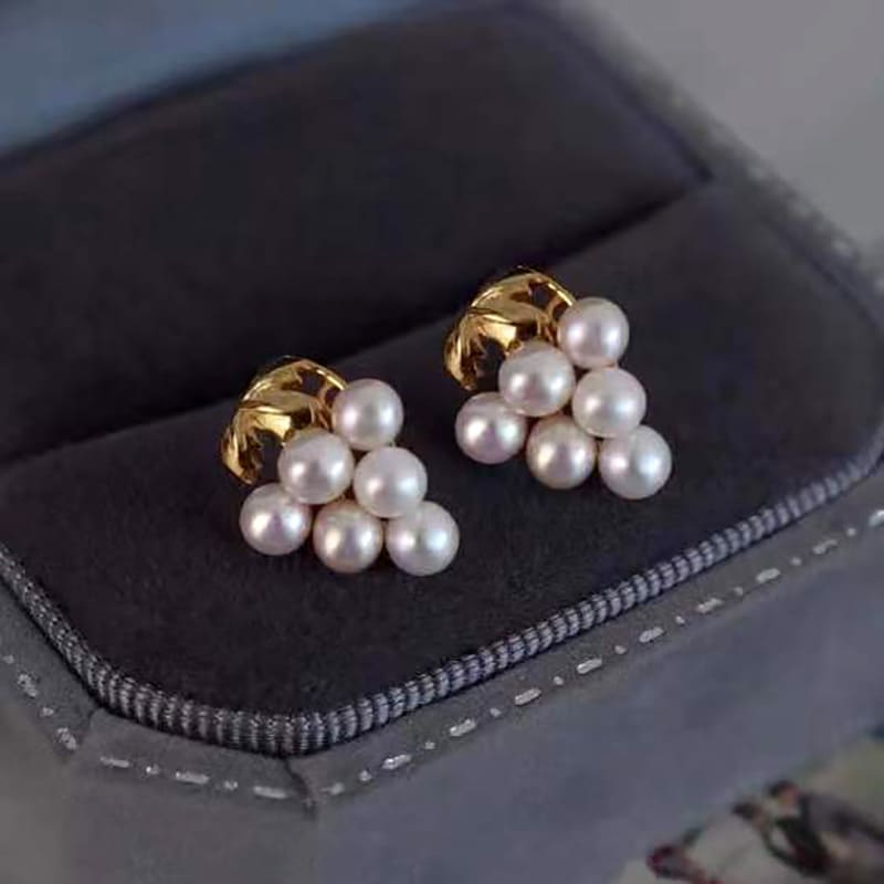 #AB084 Grapes Pearl Earring