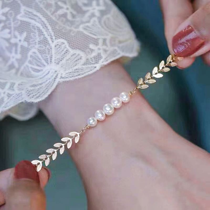 #AB158 Wheat Pearls Bracelet