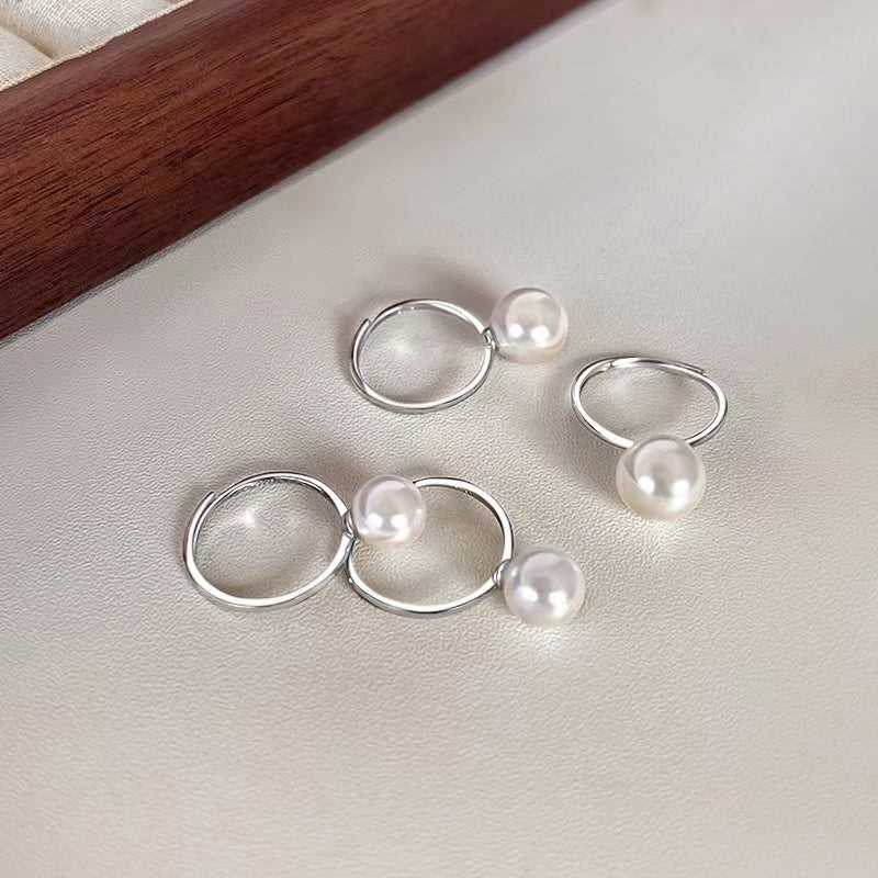 White Pearls Ring