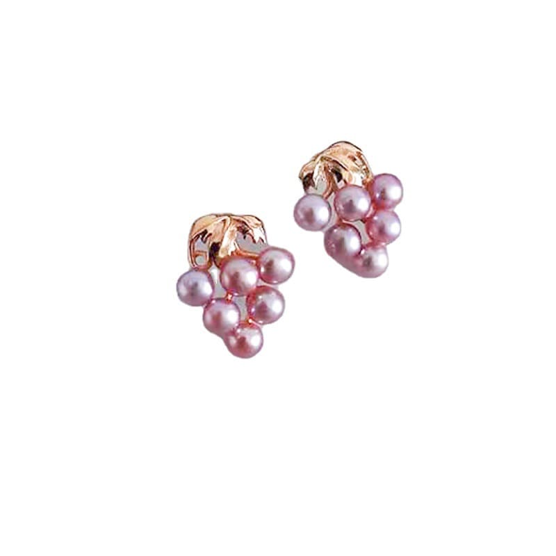 #AB084 Grapes Pearl Earring