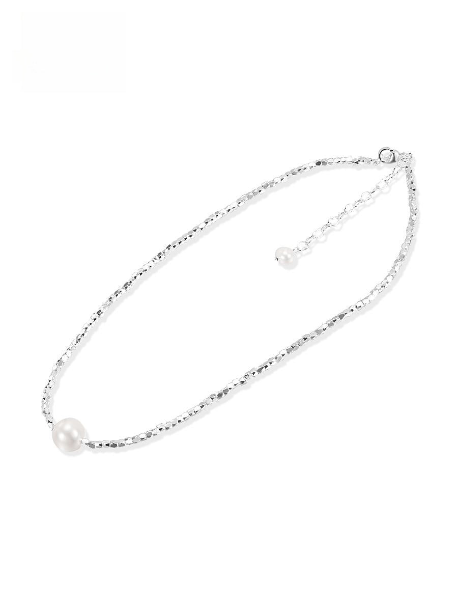 #AB037 Broken Silver Pearl Pendant