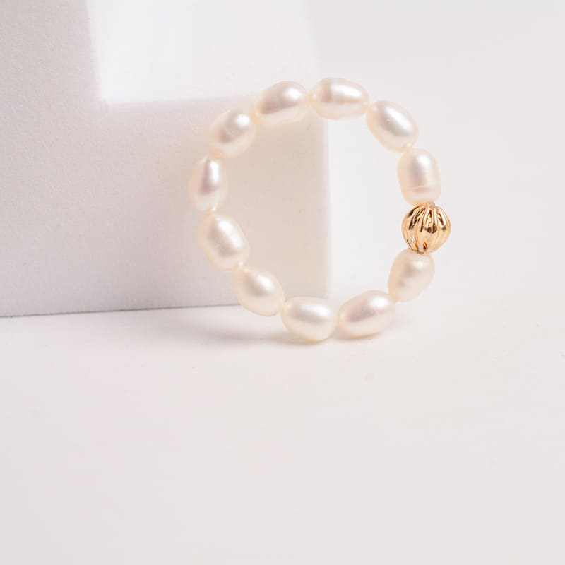 #AB086 INS Pearl Rings