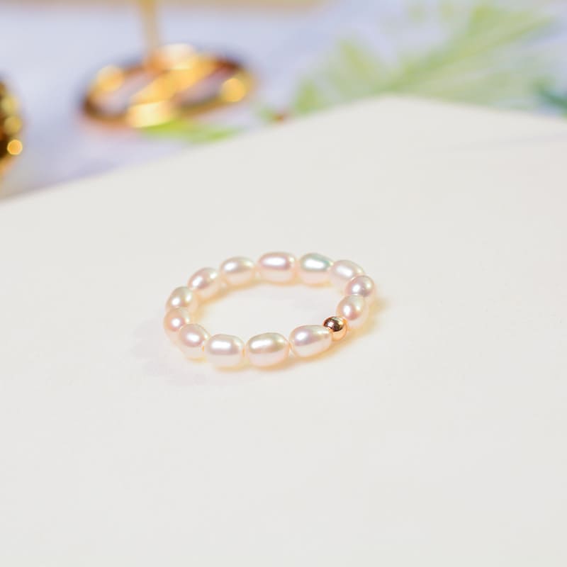 #AB086 INS Pearl Rings