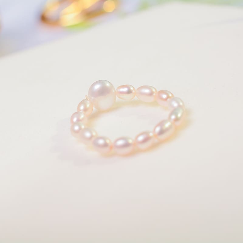 #AB086 INS Pearl Rings