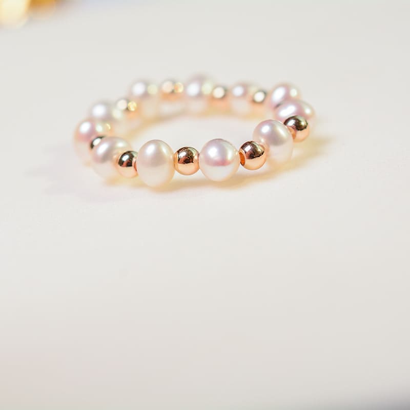 #AB086 INS Pearl Rings