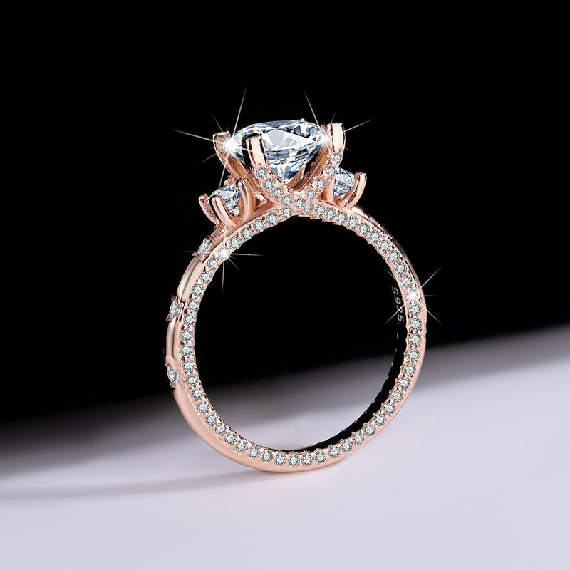 #AB102 Moissanite 2 Carat S925 Ring