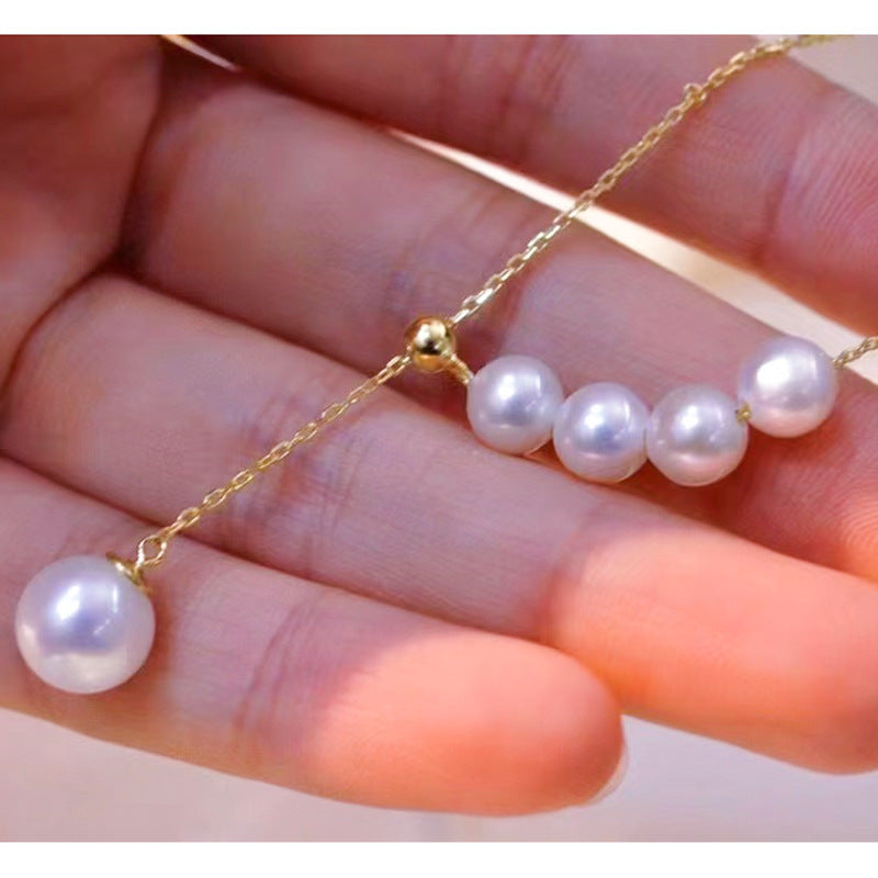 #AB190 Natural Freshwater Pearl Necklace