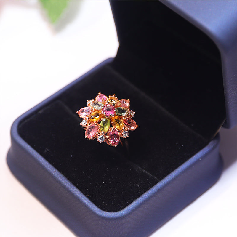 #AB173  Natural Brazilian Tourmaline Ring