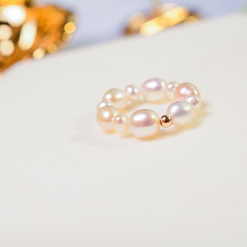 #AB086 INS Pearl Rings