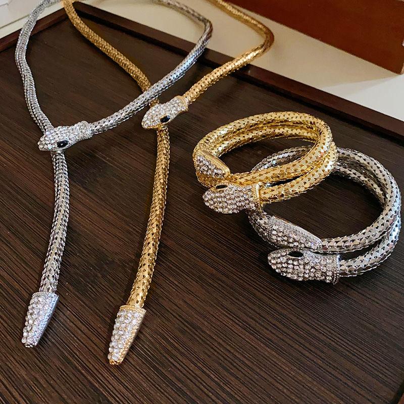 #AB140 Snakehead Style Bracelet Necklace for Women Synthetic Jewelry