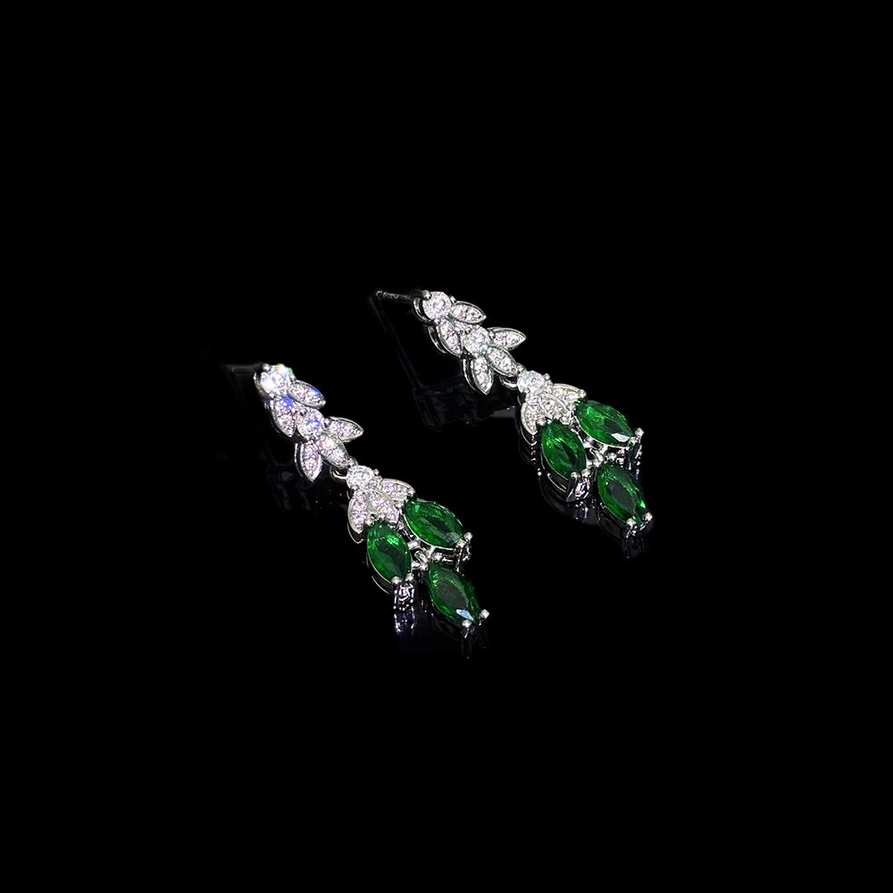 Birthstone Jewelry Artificial Gemstone Synthetic Jewelry for Women Earring