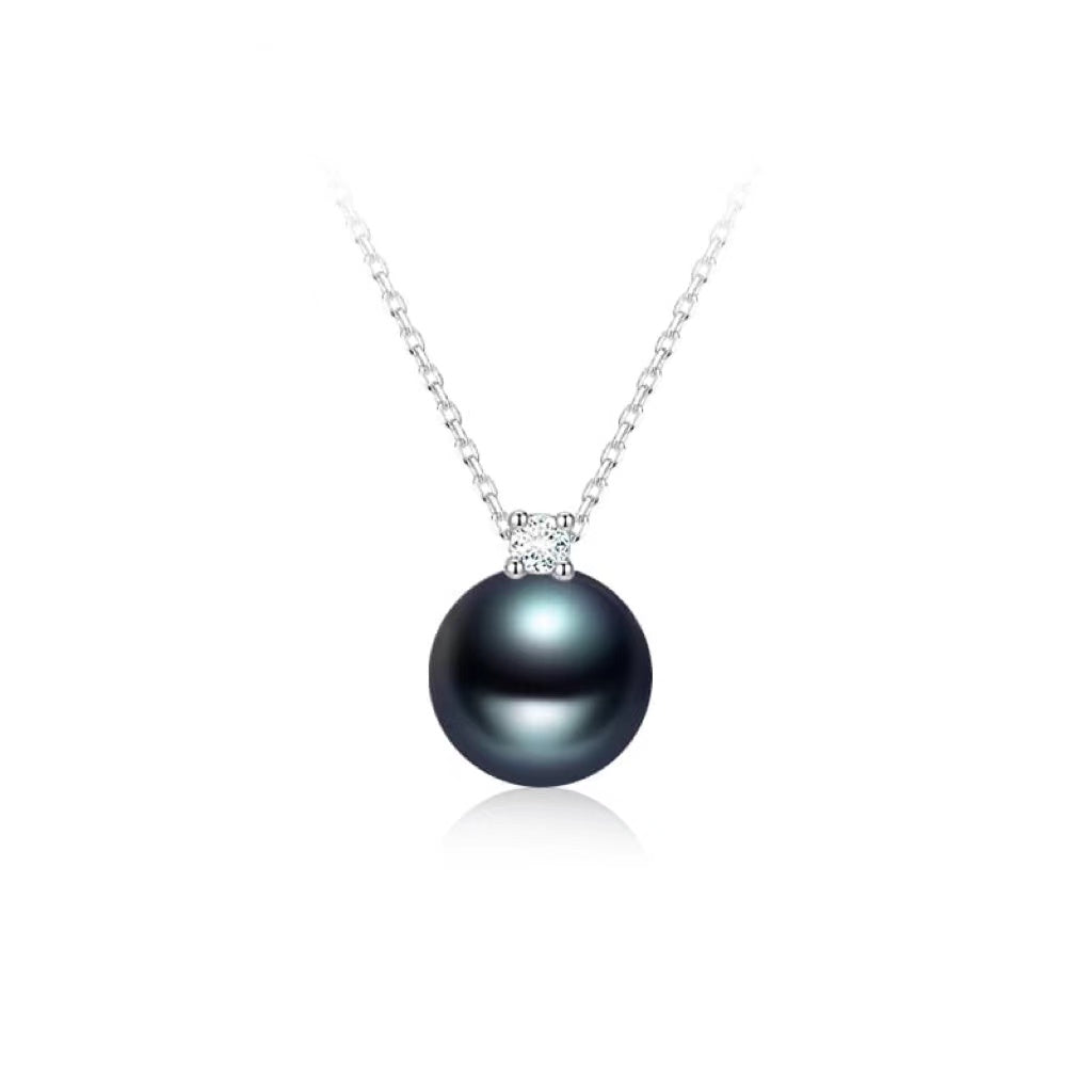 #AB145 Tahitian Princess Diane  Round Pearl Pendant