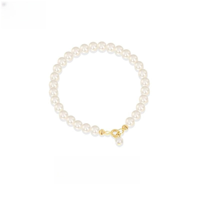 #AB159 White Pearl Bracelets